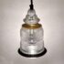 Runway Light pendant glass & brass