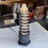 spring coil table lamp